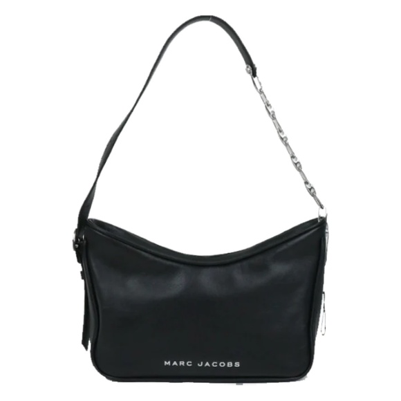 NWT $395 MARC JACOBS Tempo Baguette Shoulder Bag in Black! - Picture 2 of 9